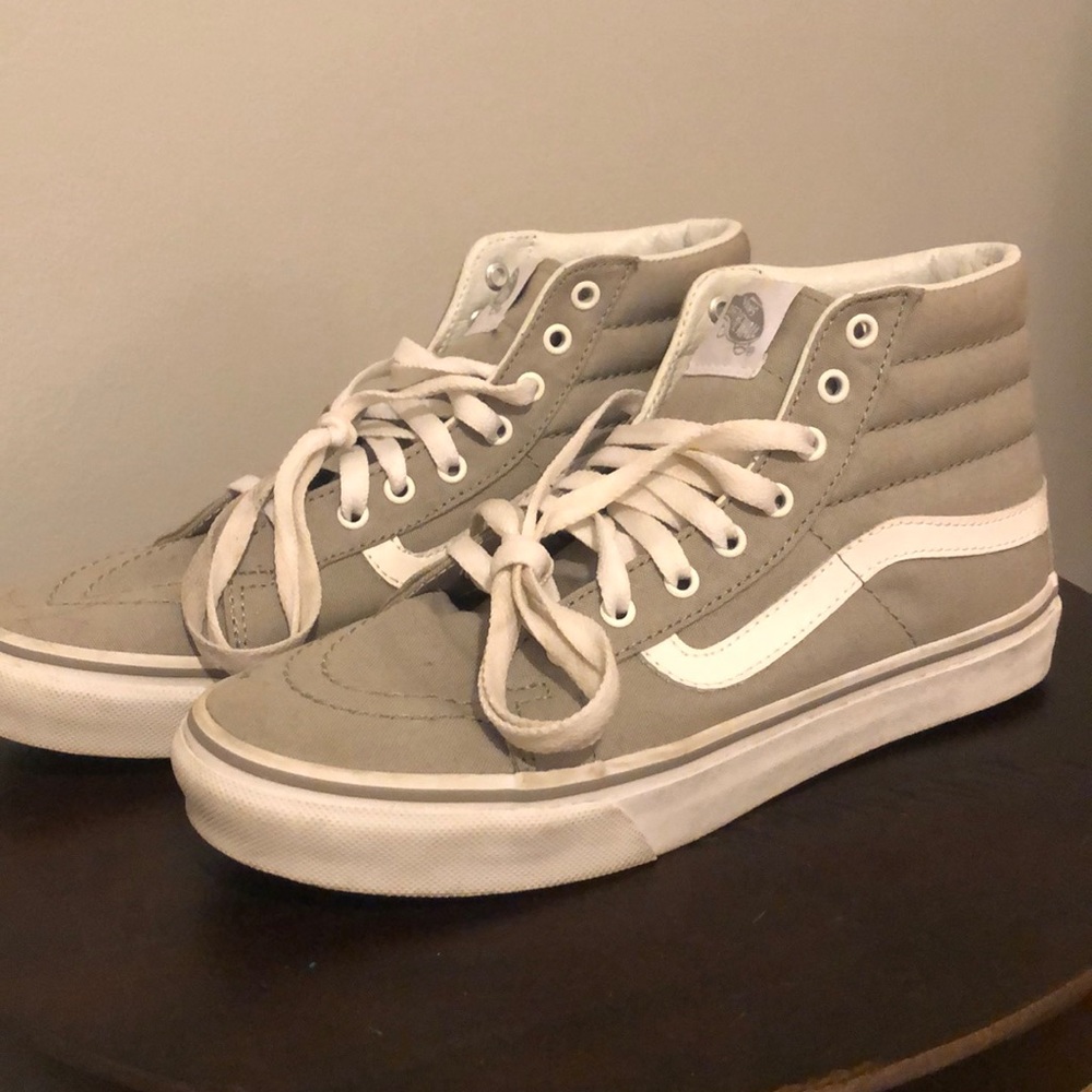 Vans gray old skool high tops 7.5